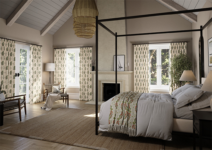 Petal & Block Boothi, Neem - Made to Measure Curtains - Image 7